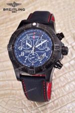 Copy Breitling Chronometre Certifie 1000m Black Watch Case Mens Watch